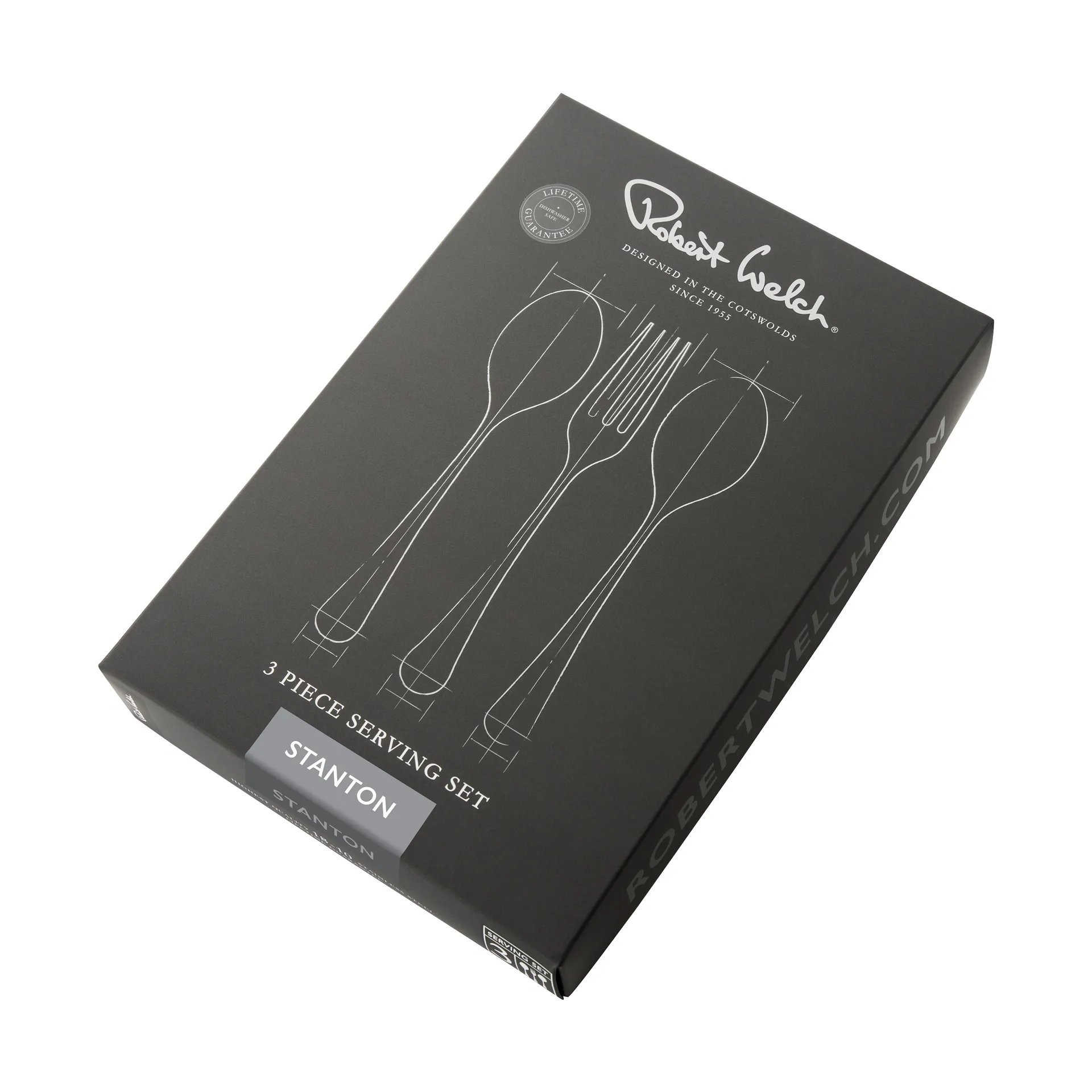 Stanton Bright serveringsbestick 3 delar, Rostfritt stål Robert Welch
