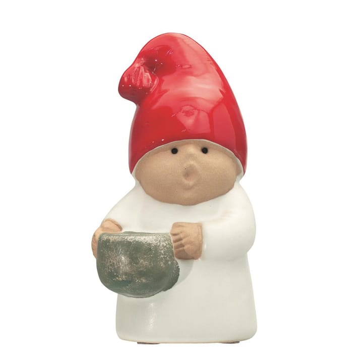 Adventsbarn Tomte, vit Rörstrand
