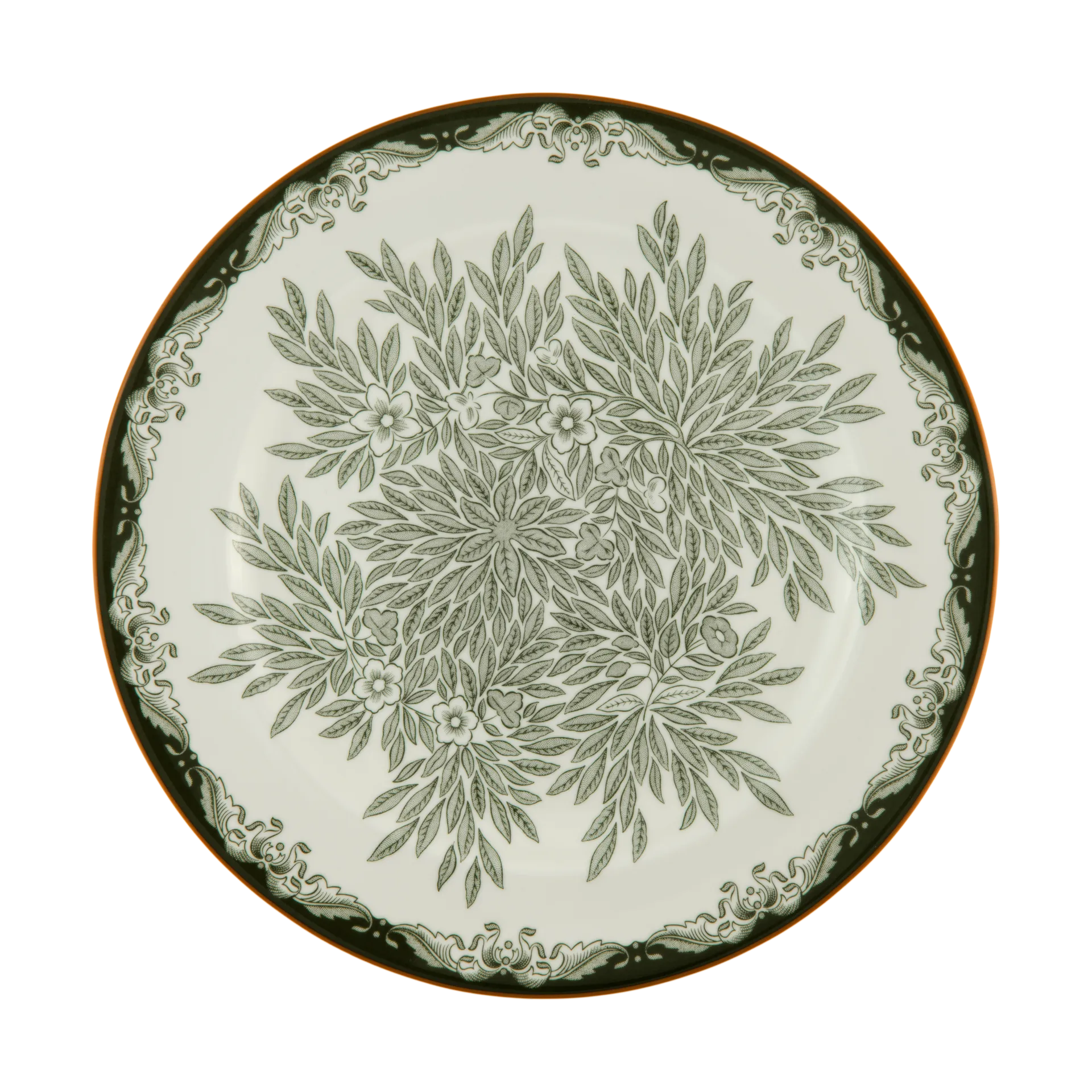 Ostindia Floris tallrik Ø27 cm, Grön Rörstrand