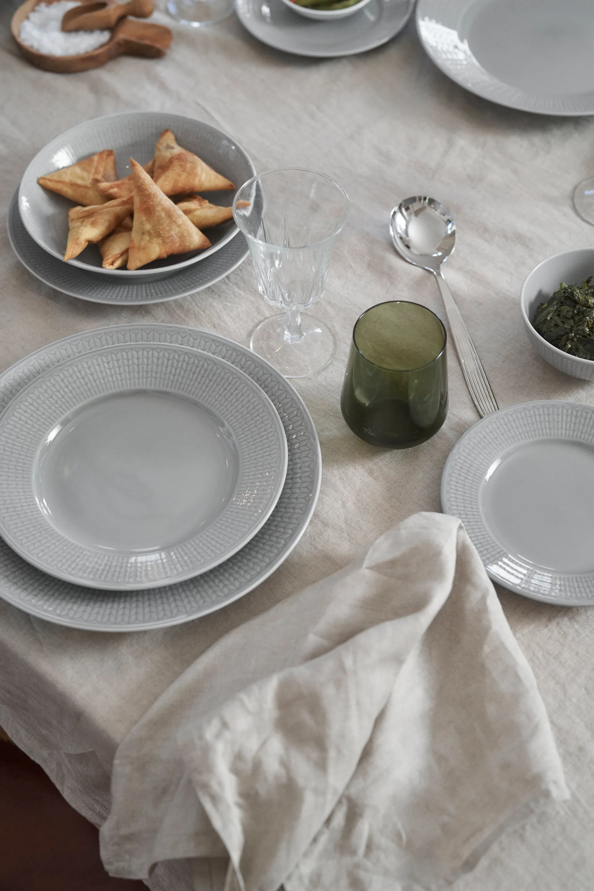 Swedish Grace assiett 17 cm 6-pack Dimma (grå),  Rörstrand