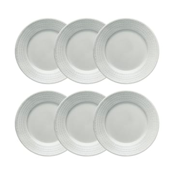 Swedish Grace assiett 17 cm 6-pack Dimma (grå) - undefined - Rörstrand