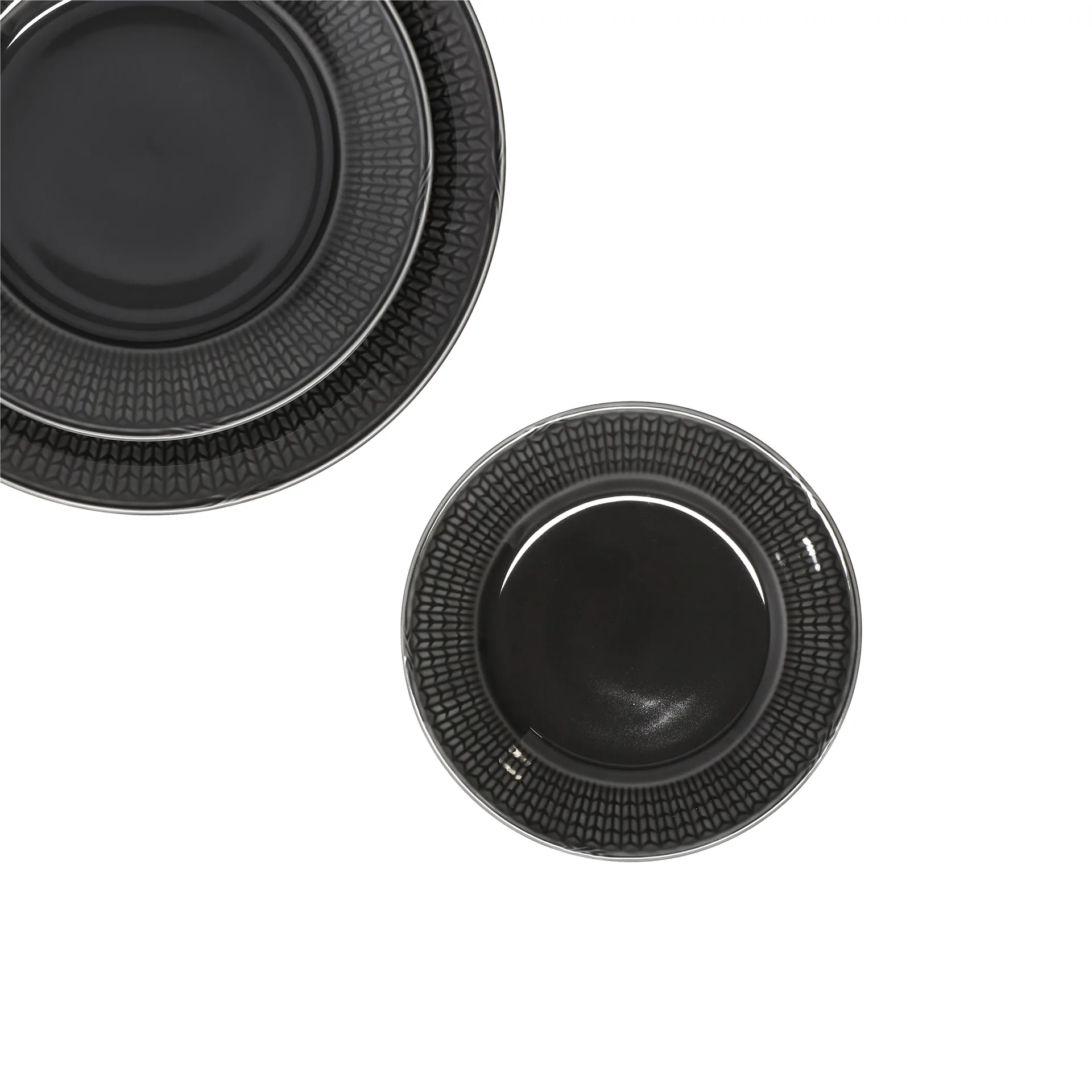 Swedish Grace assiett Ø17 cm, sten (mörkgrå) Rörstrand