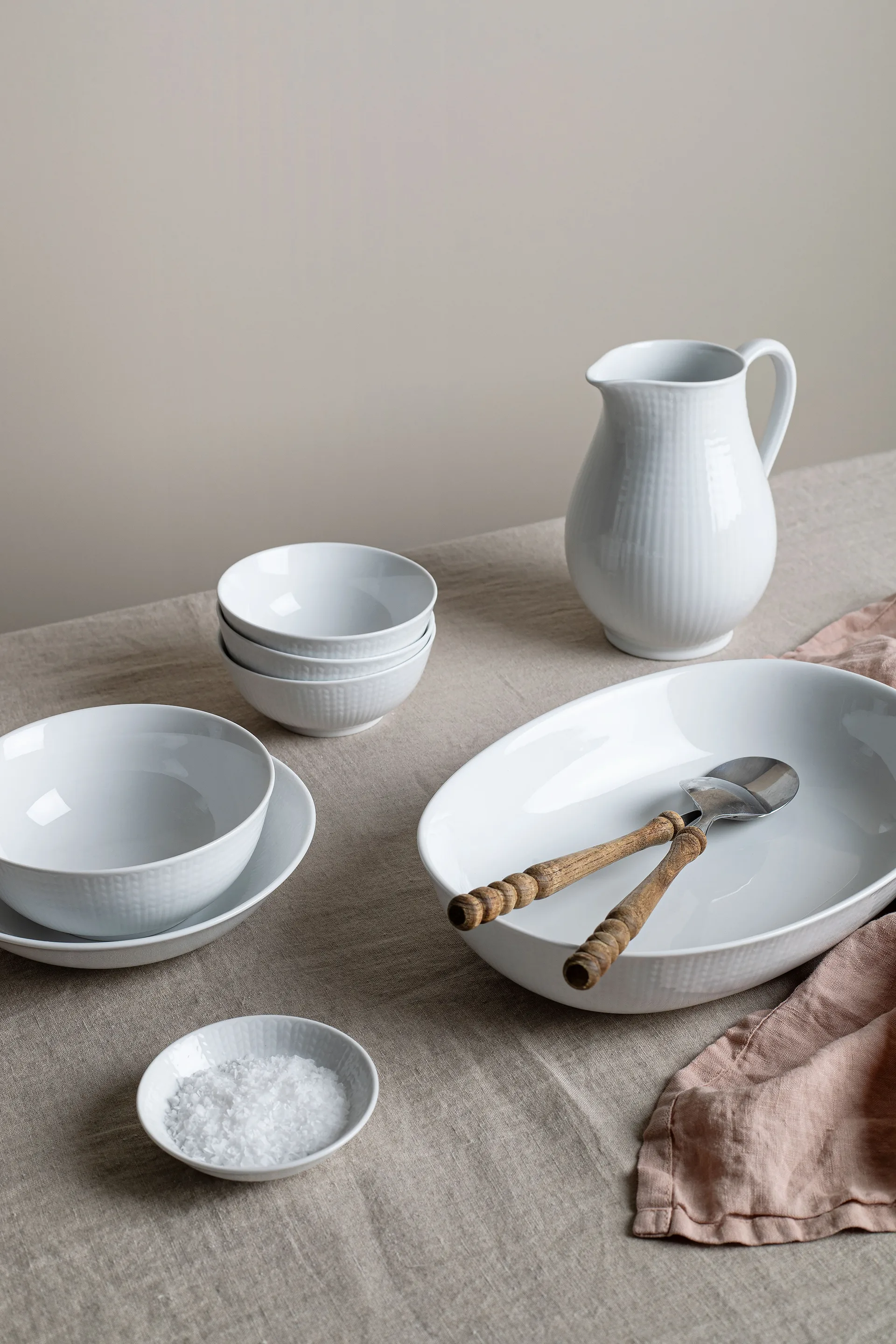 Swedish Grace bringare 1,3 l, snö (vit) Rörstrand