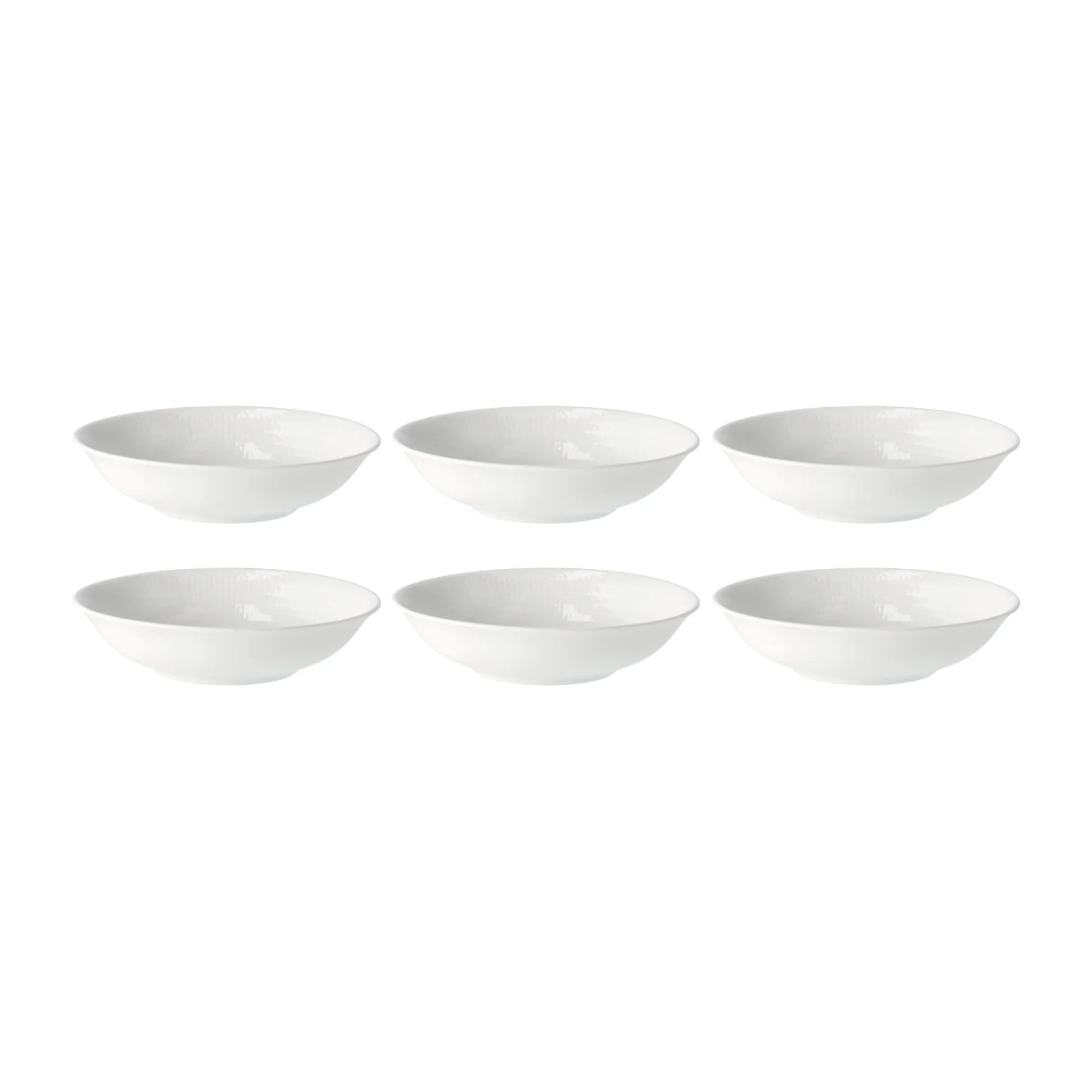 Swedish Grace djup tallrik 19 cm, 6-pack snö (vit) Rörstrand
