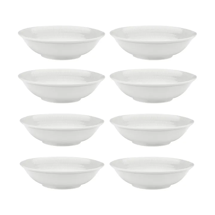 Swedish Grace djup tallrik Ø19 cm 8-pack - Snö (vit) - undefined - Rörstrand