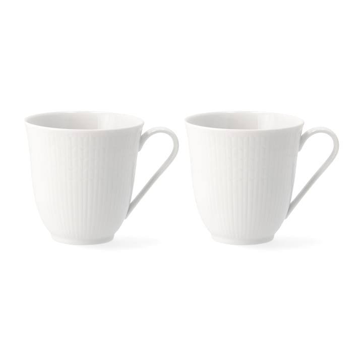 Swedish Grace mugg 30 cl 2-pack - snö (vit) - Rörstrand