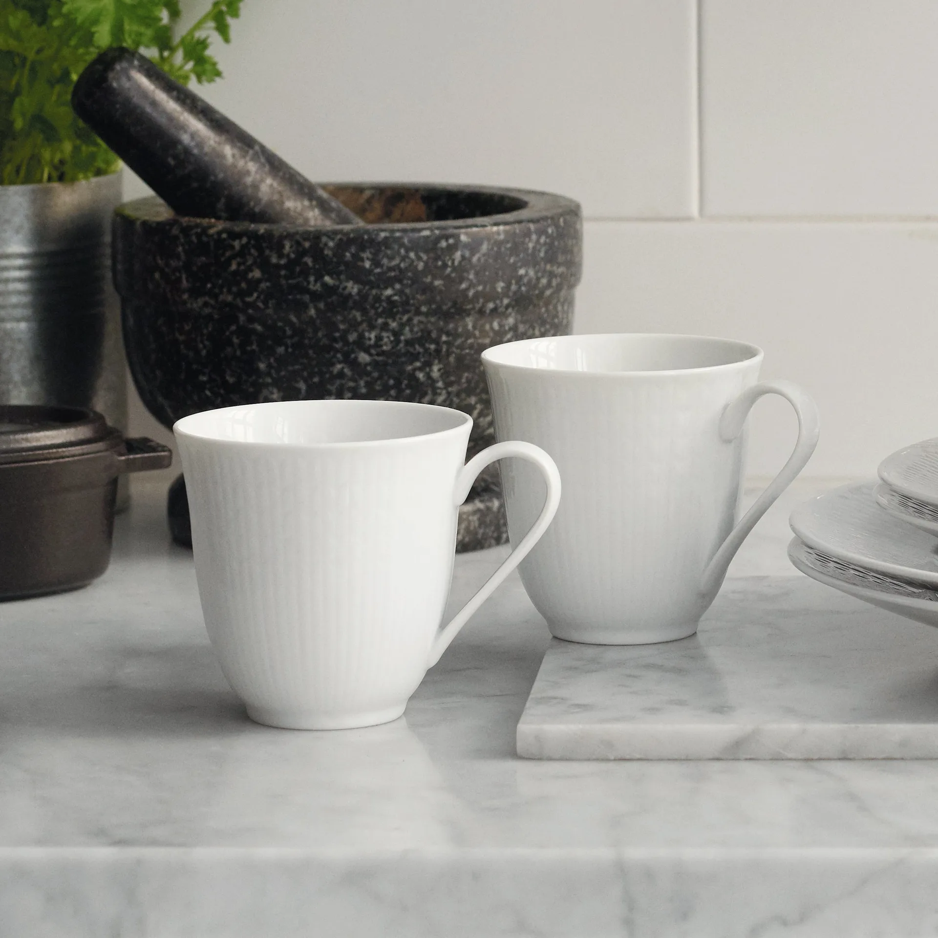 Swedish Grace mugg 30 cl, 6-pack snö (vit),  Rörstrand