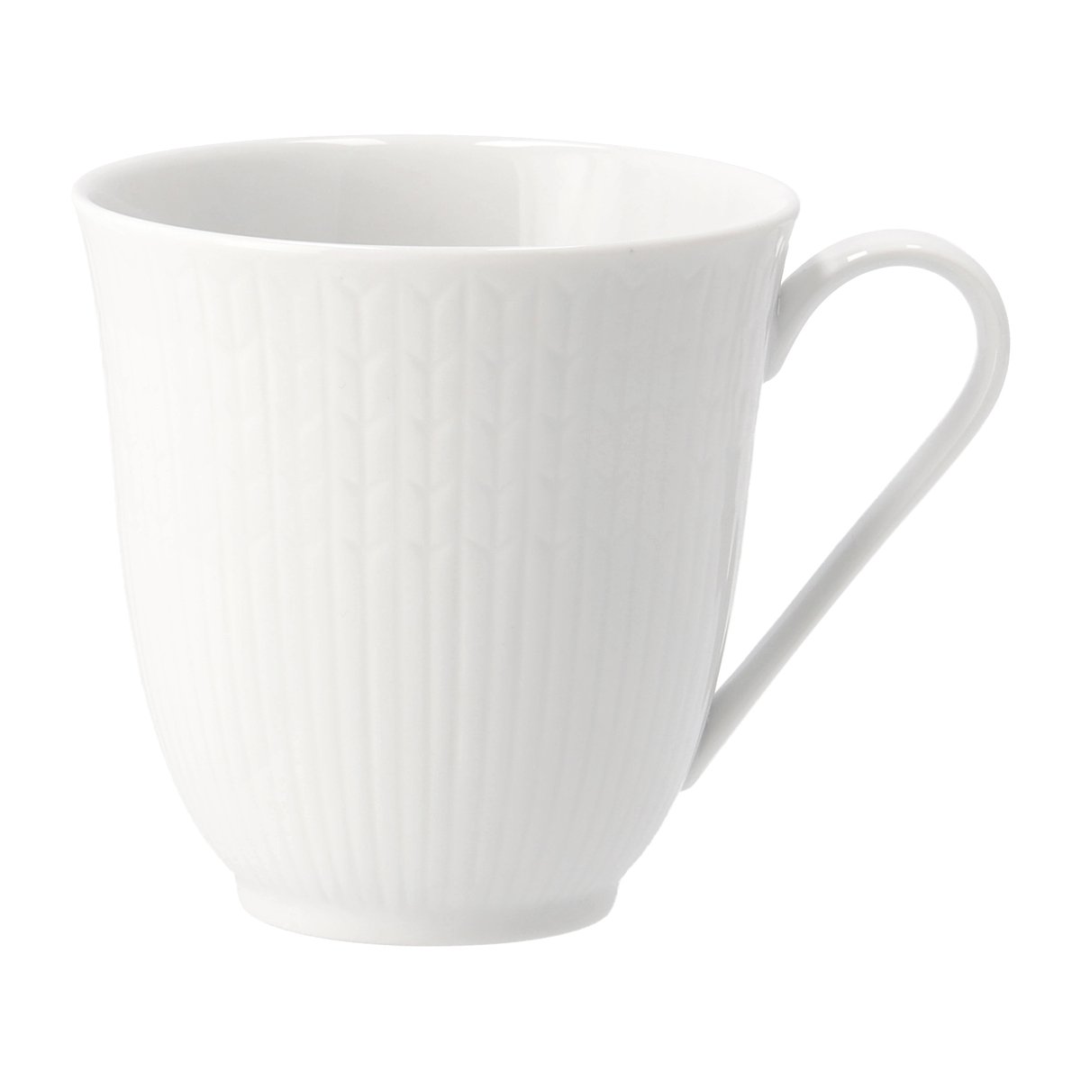 Rörstrand Swedish Grace mugg 30 cl snö (vit) | Skandinavisk Design | Kaffekoppar | Vit