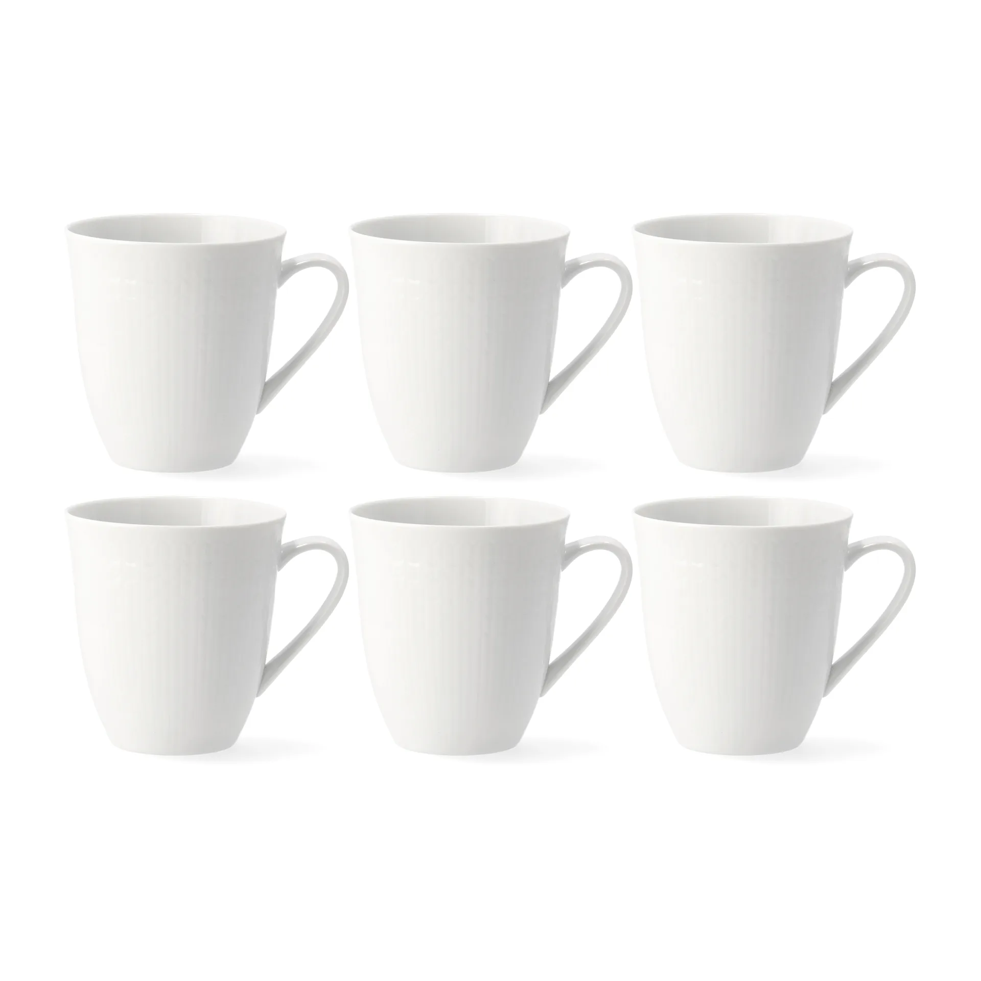 Swedish Grace mugg 50 cl, 6-pack snö (vit) Rörstrand