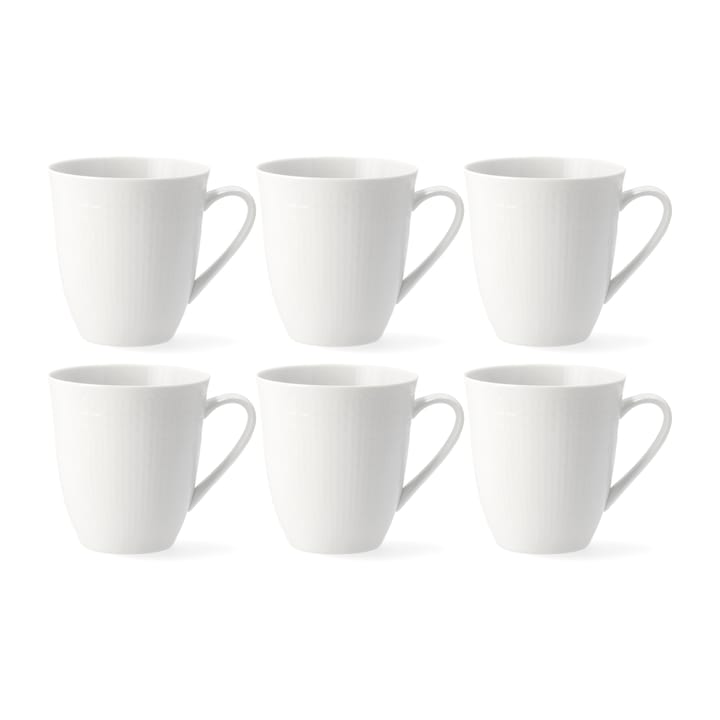 Swedish Grace mugg 50 cl, 6-pack snö (vit) - undefined - Rörstrand