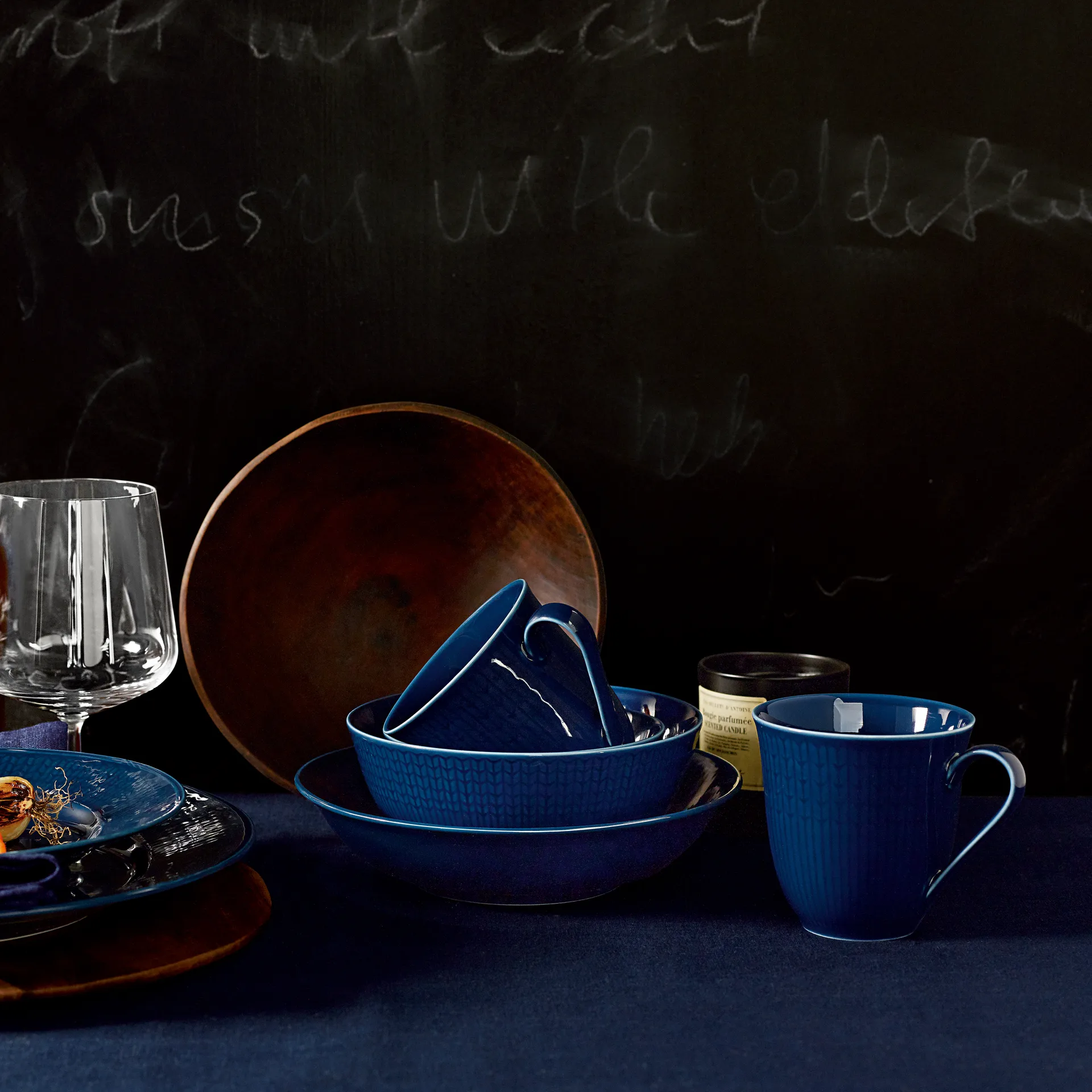 Swedish Grace mugg 50 cl, midnatt (blå) Rörstrand