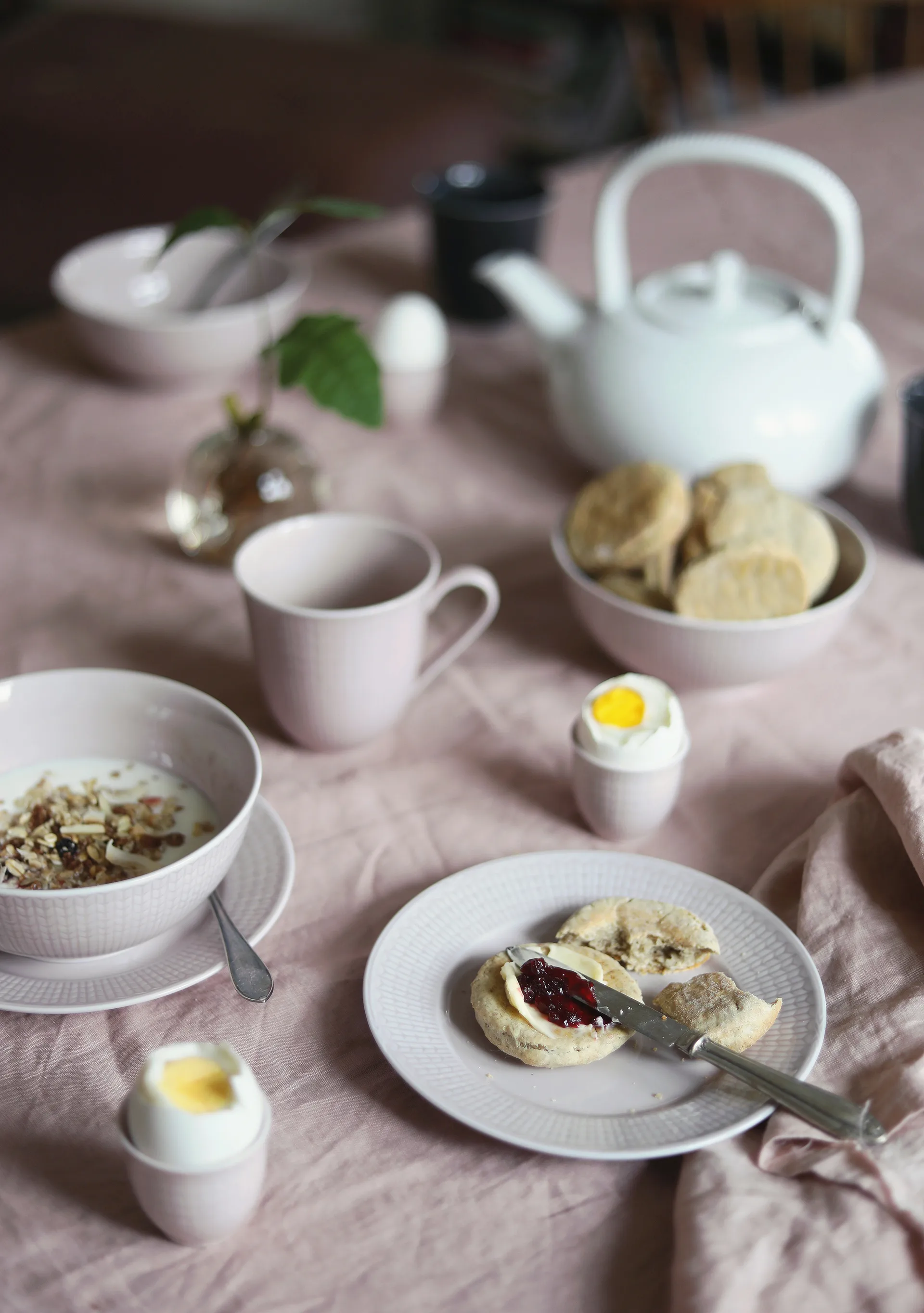 Swedish Grace skål 30 cl, ros (rosa) Rörstrand