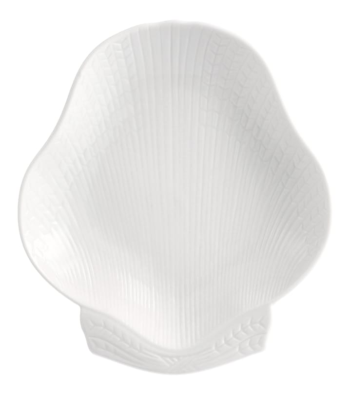 Swedish Grace snäckfat 18x16 cm, Snö (vit) Rörstrand