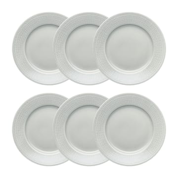 Swedish Grace tallrik 21 cm 6-pack Dimma (grå) - undefined - Rörstrand