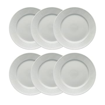 Swedish Grace tallrik 27 cm 6-pack Dimma (grå) - undefined - Rörstrand
