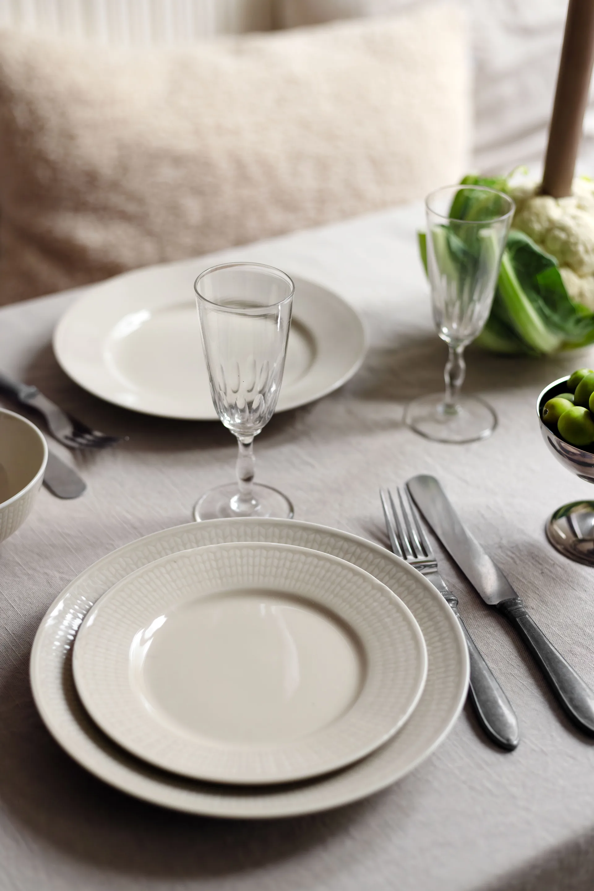 Swedish Grace tallrik Ø27 cm, Havre Rörstrand