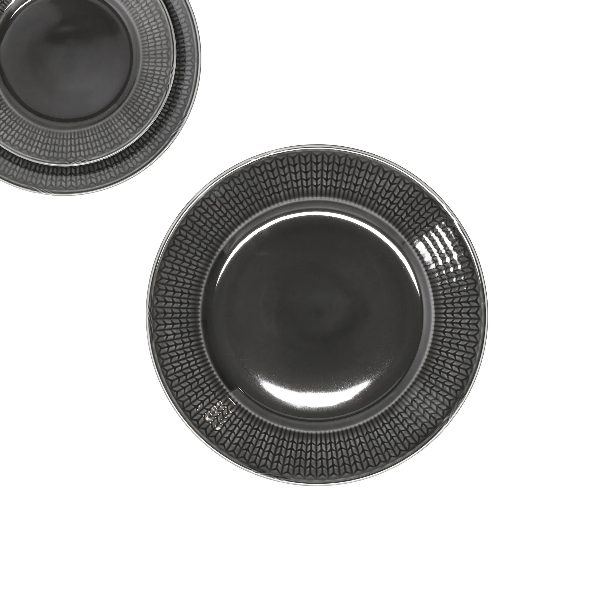 Swedish Grace tallrik Ø27 cm, sten (mörkgrå) Rörstrand