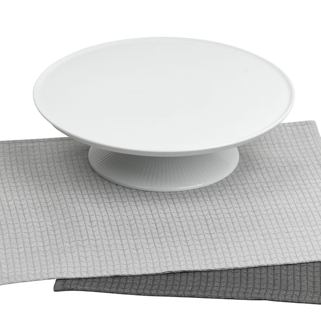 Swedish Grace tårtfat 31 cm, Snö (vit) Rörstrand