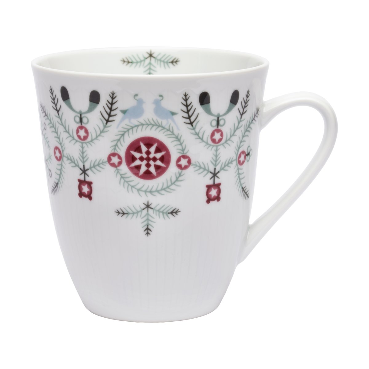 Rörstrand Swedish Grace Winter mugg 50 cl Vit | Skandinavisk Design | Kaffekoppar | Multi
