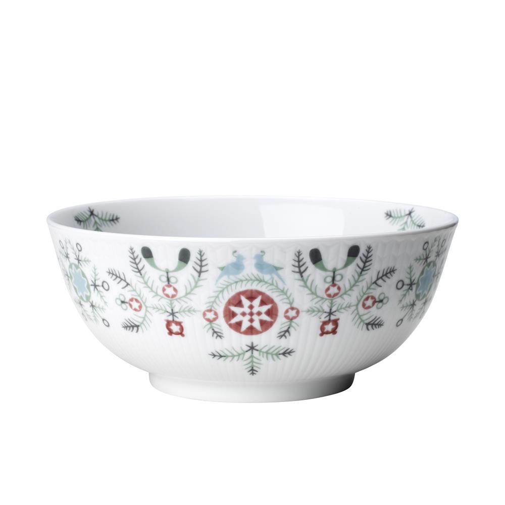 Rörstrand Swedish Grace Winter skål 60 cl vit | Skandinavisk Design | Frukostskålar | Blå