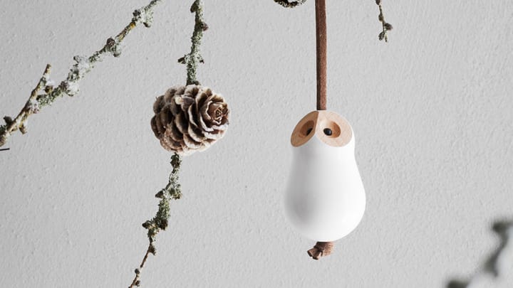 Forest tales uggla Ø4 cm, Vit Rosendahl
