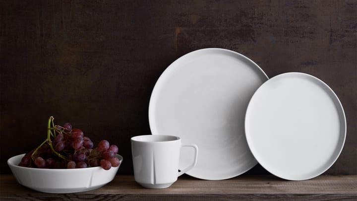 Grand Cru essentials middagstallrik Ø25 cm 4-pack, Vit Rosendahl