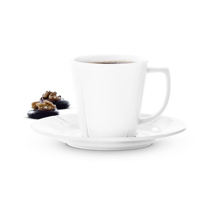 Grand Cru kaffekopp med fat 26 cl 4-pack - Vit - Rosendahl