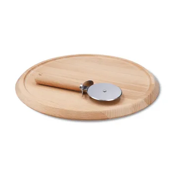 Grand Cru pizzabräda och pizzaskärare - Bok, Ø35 cm - Rosendahl