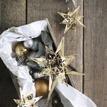 Karen Blixen julgransstjärna - guld - Rosendahl