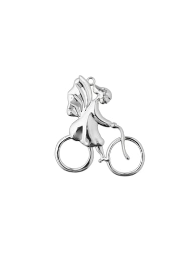 Karen Blixen julhänge Ängel på cykel - Silver - Rosendahl