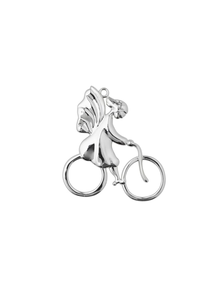 Karen Blixen julhänge Ängel på cykel, Silver Rosendahl