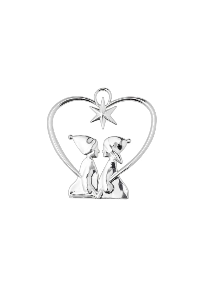 Karen Blixen julhänge Hjärta med barn, Silver Rosendahl