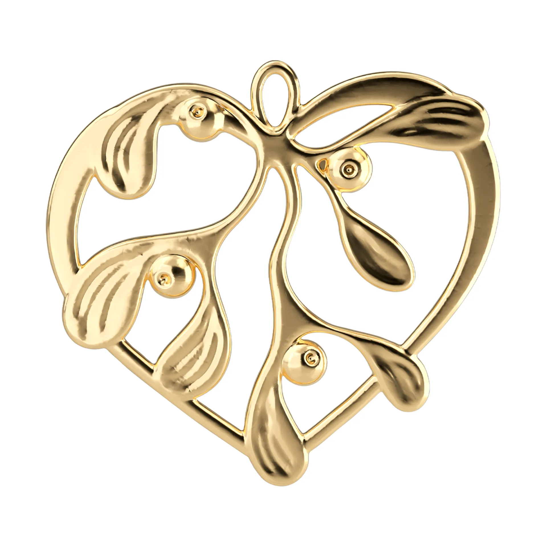 Karen Blixen under the mistletoe, Förgylld, 6 cm Rosendahl