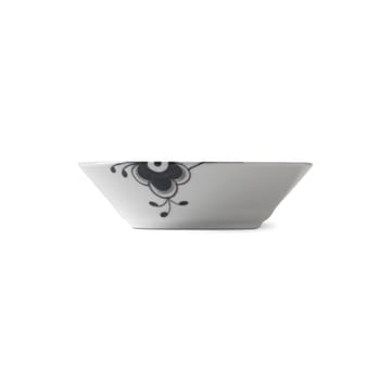 Black Fluted Mega djup tallrik - Ø 17 cm - Royal Copenhagen