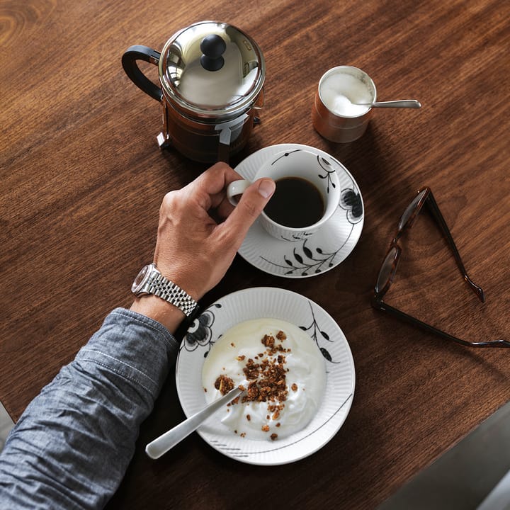 Black Fluted Mega kopp med fat 2, 25 cl-högt handtag Royal Copenhagen