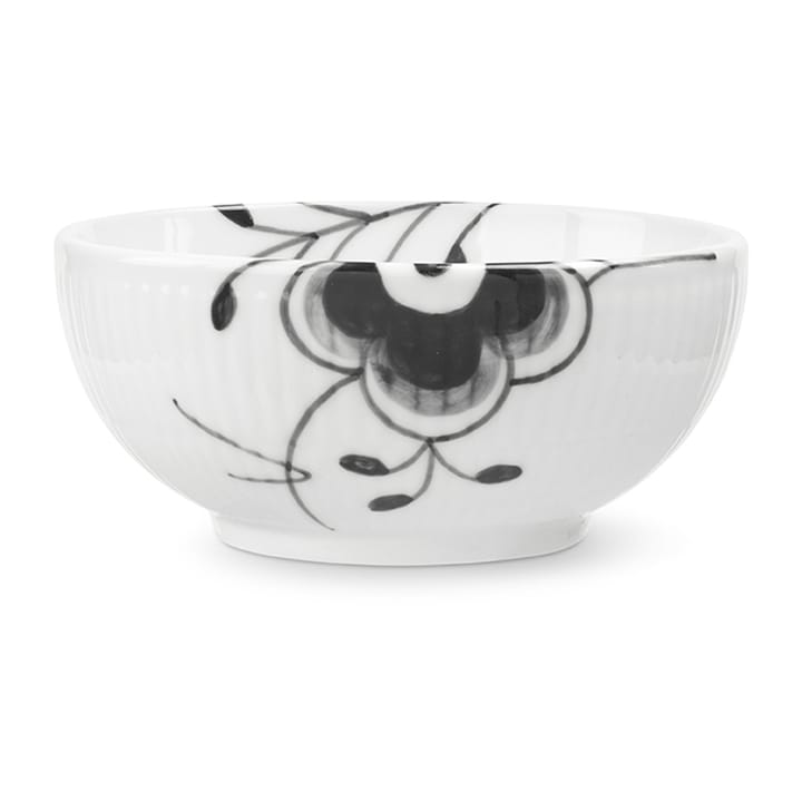 Black Fluted Mega skål - Ø11,5 cm - Royal Copenhagen