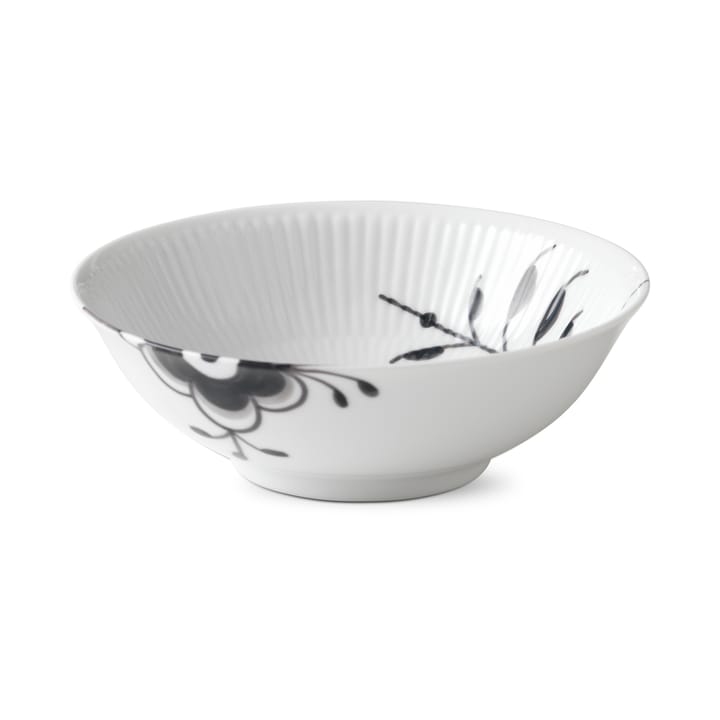 Black Fluted Mega skål - Ø 16 cm - Royal Copenhagen