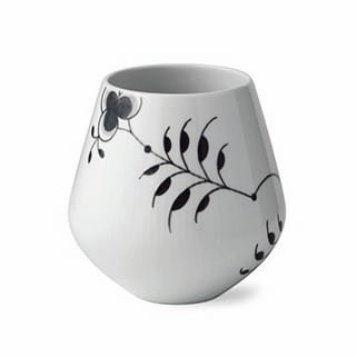 Black Fluted Mega vas, 15 cm Royal Copenhagen