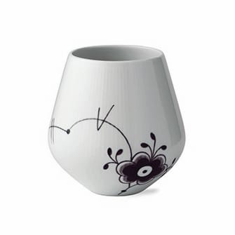 Black Fluted Mega vas, 15 cm Royal Copenhagen