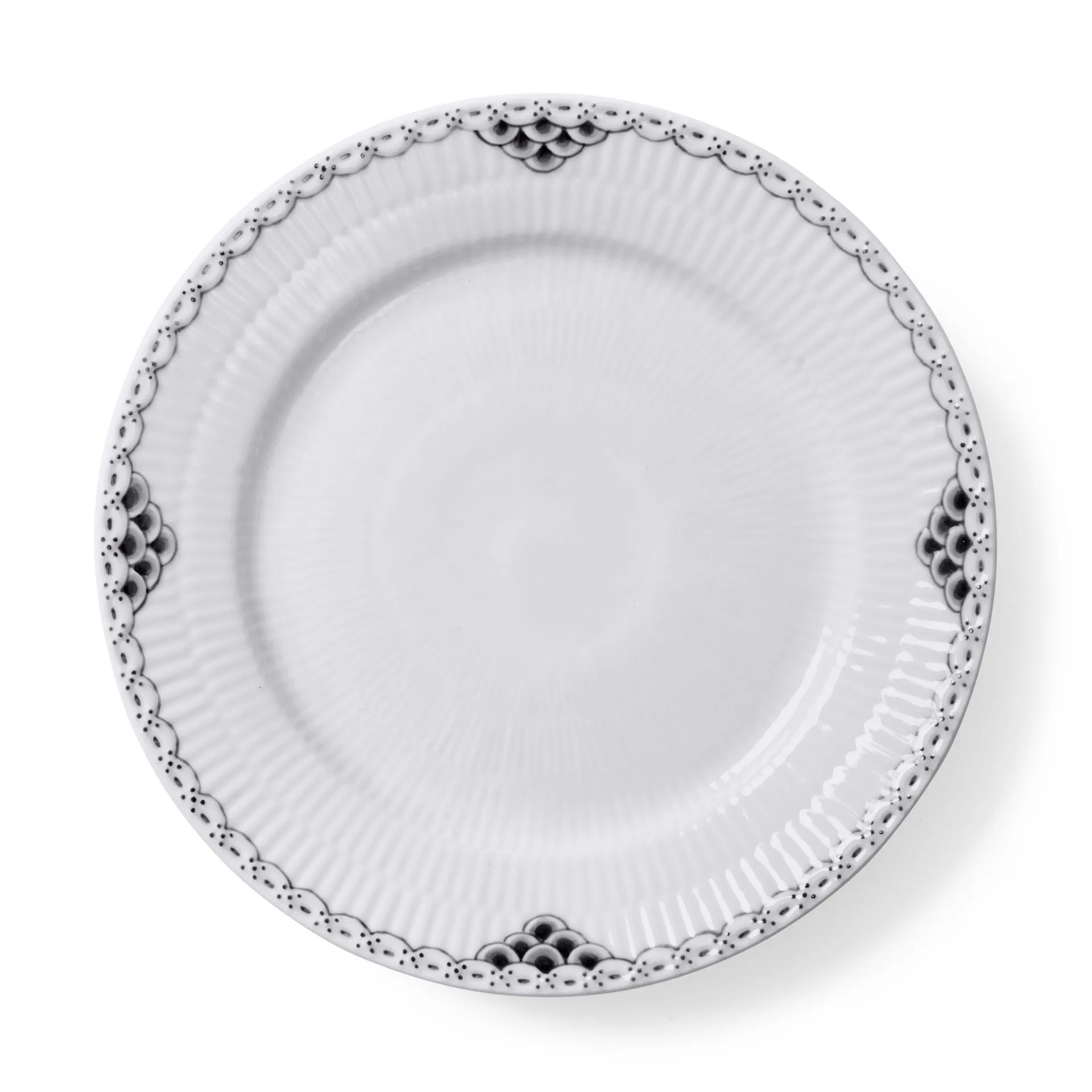 Black Lace assiett, Ø19 cm Royal Copenhagen