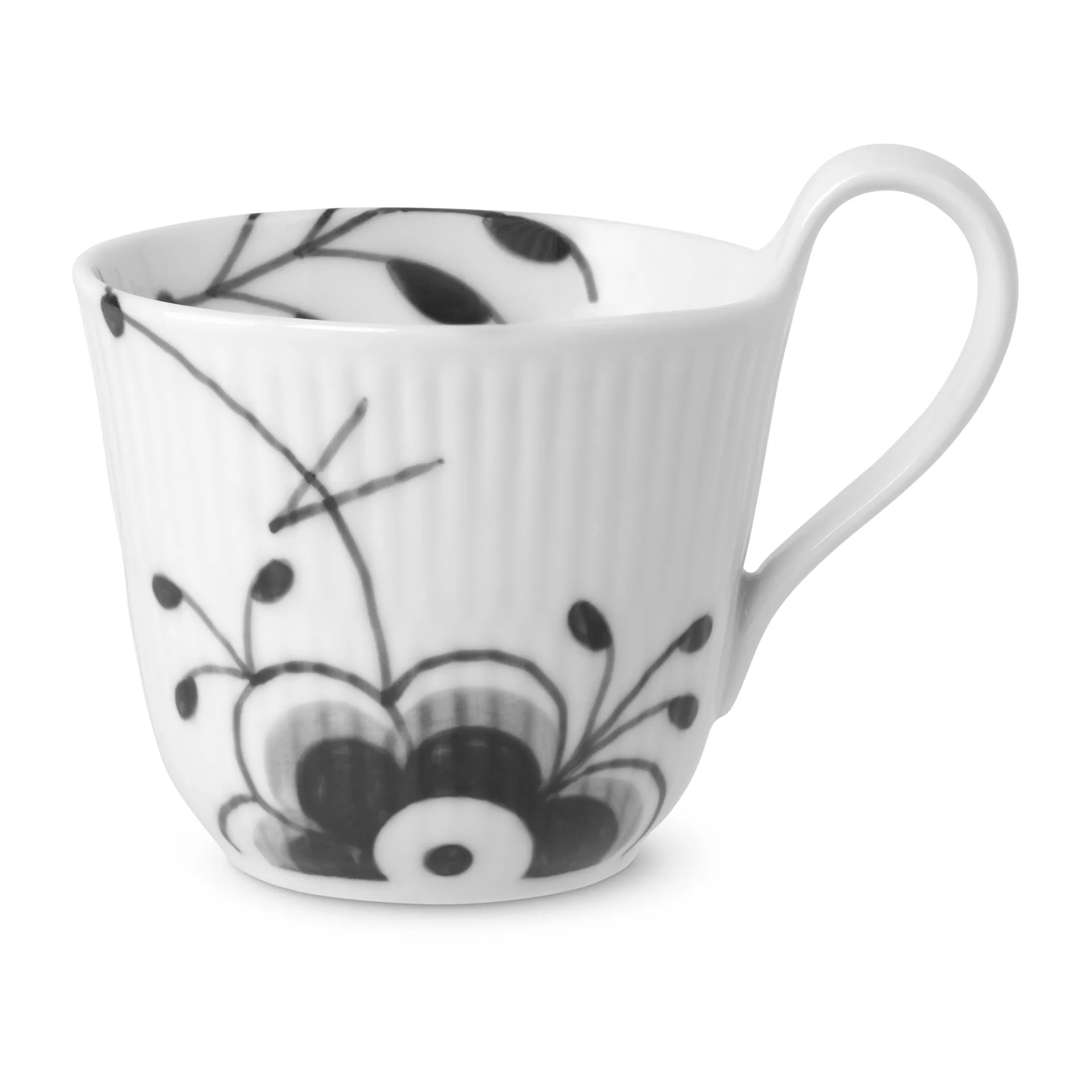 Black Mega mugg med högt handtag, 24cl Royal Copenhagen