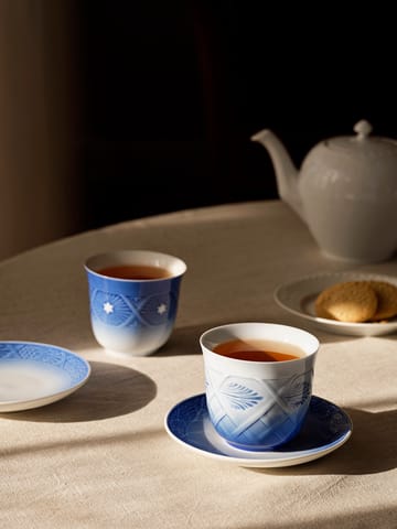 Blue Collectibles 2023 mugg 26 cl & fat Ø15,5 cm - Blå-vit - Royal Copenhagen