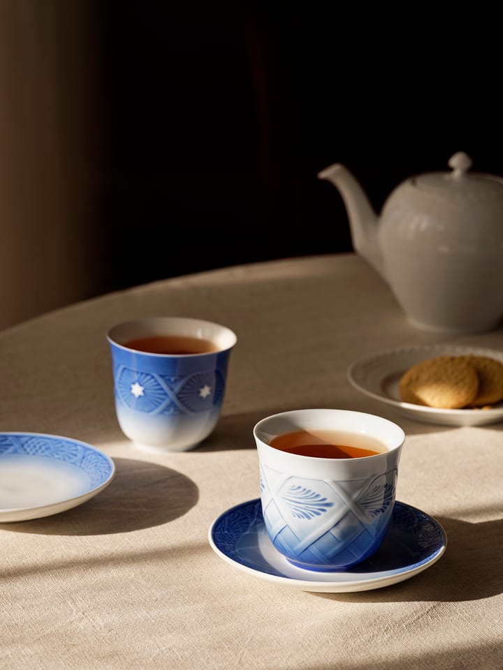 Blue Collectibles 2023 mugg 26 cl & fat Ø15,5 cm - Blå-vit - Royal Copenhagen