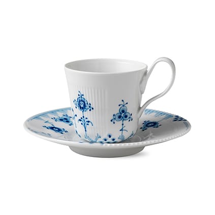Blue Elements kopp med fat - 25 cl - Royal Copenhagen