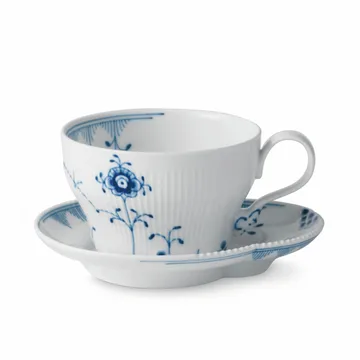 Blue Elements kopp med fat 26 cl - 26 cl - Royal Copenhagen