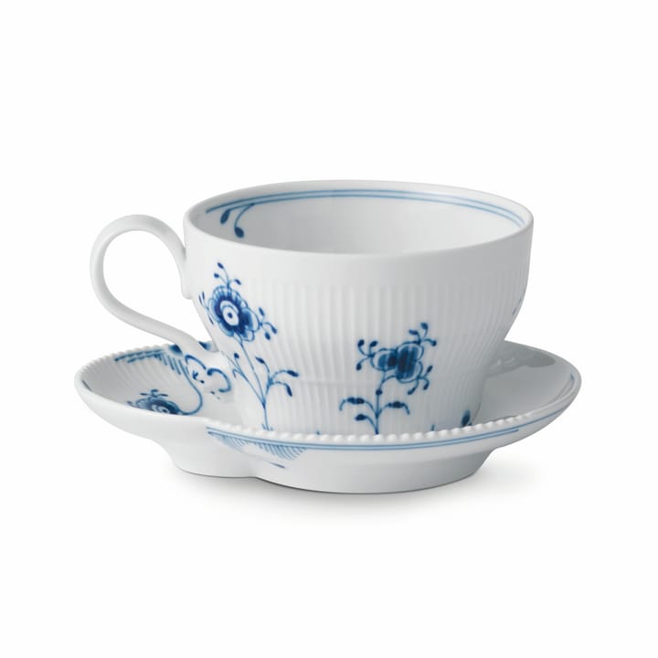 Blue Elements kopp med fat 26 cl, 26 cl Royal Copenhagen