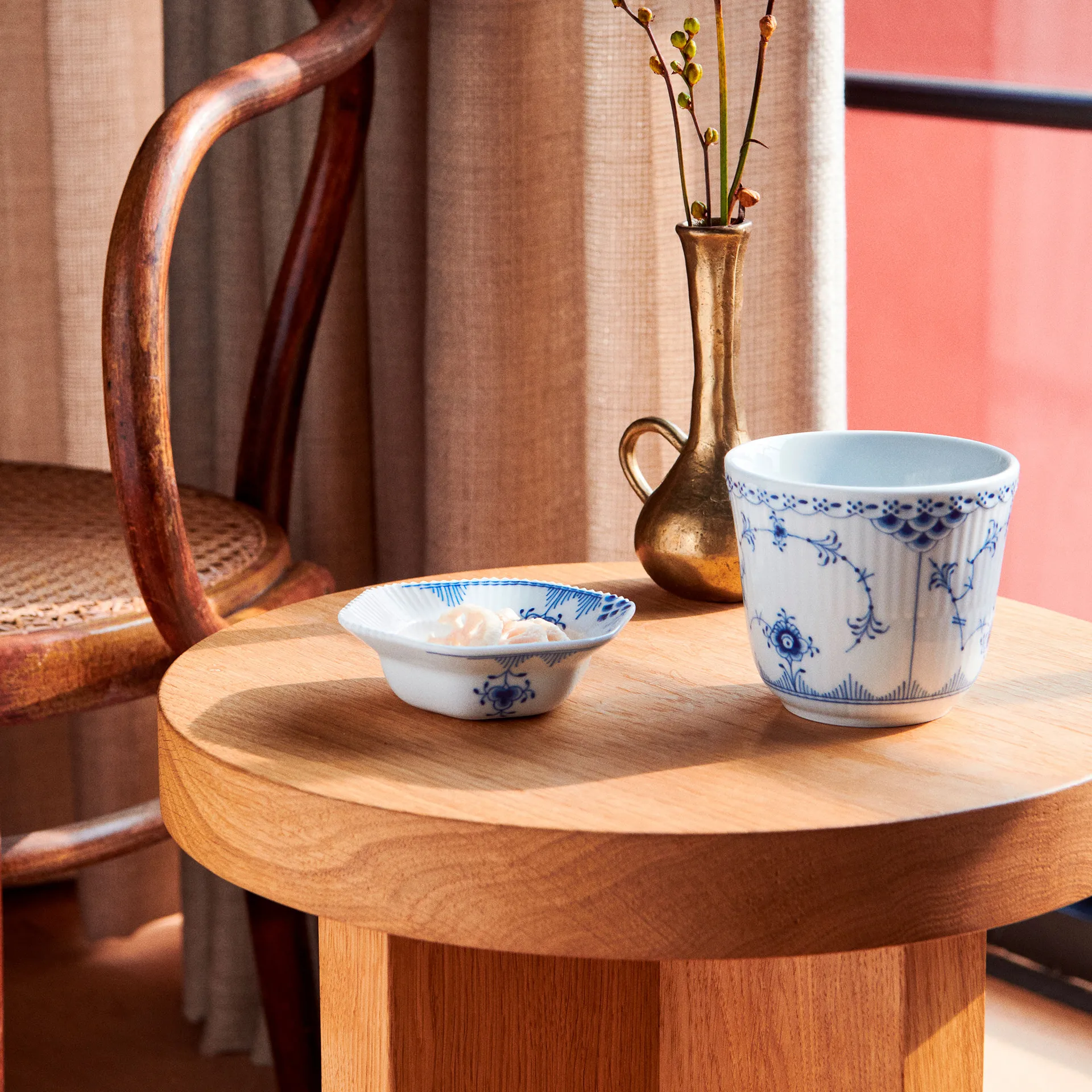 Blue Elements skål 10 cl, Blå Royal Copenhagen