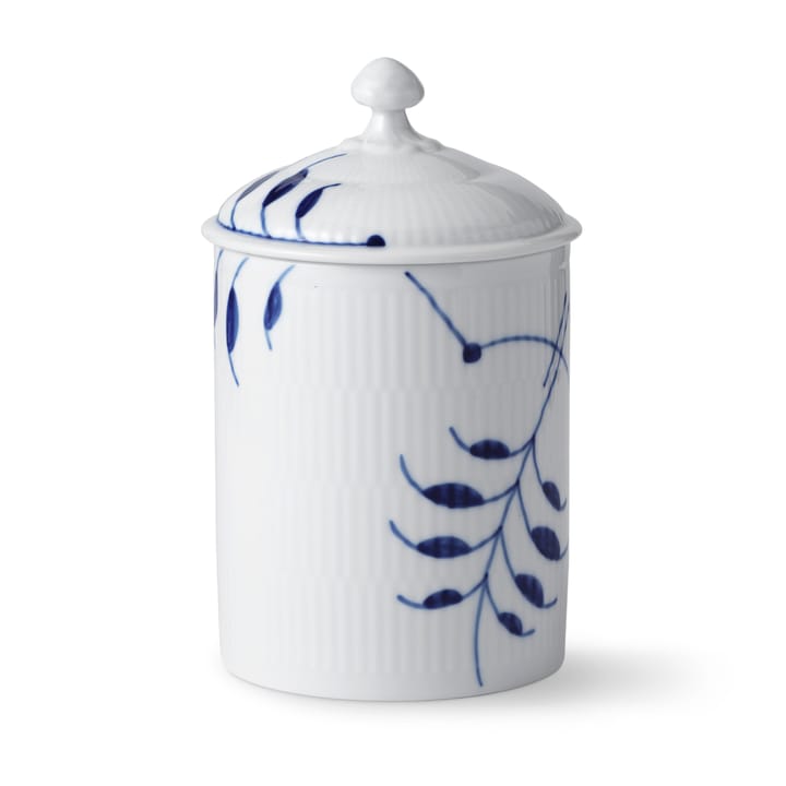 Blue Fluted Mega burk med lock, 16 cm Royal Copenhagen