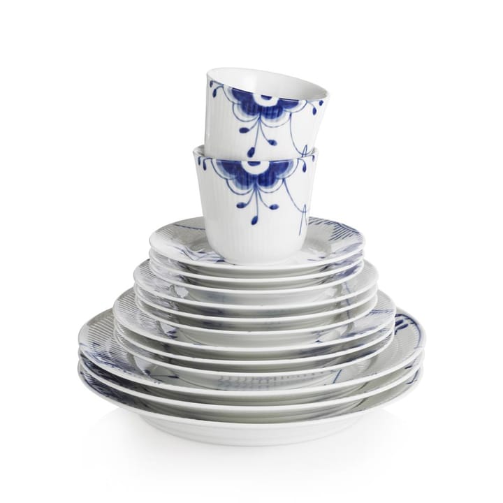 Blue Fluted Mega djup tallrik - Ø 17 cm - Royal Copenhagen
