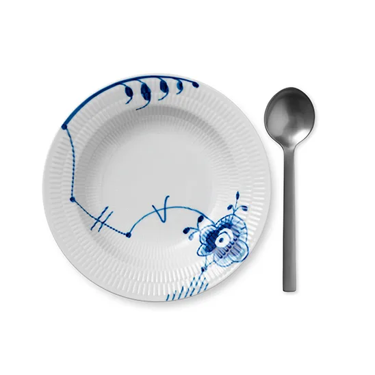 Blue Fluted Mega djup tallrik, Ø 21 cm Royal Copenhagen